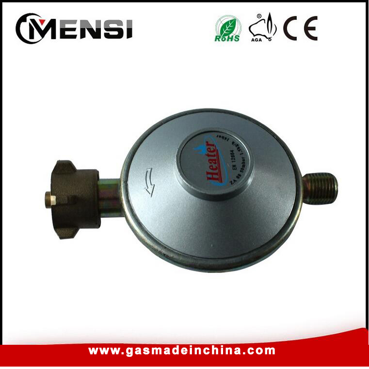 High pressure gas regulator valve cylinder valve